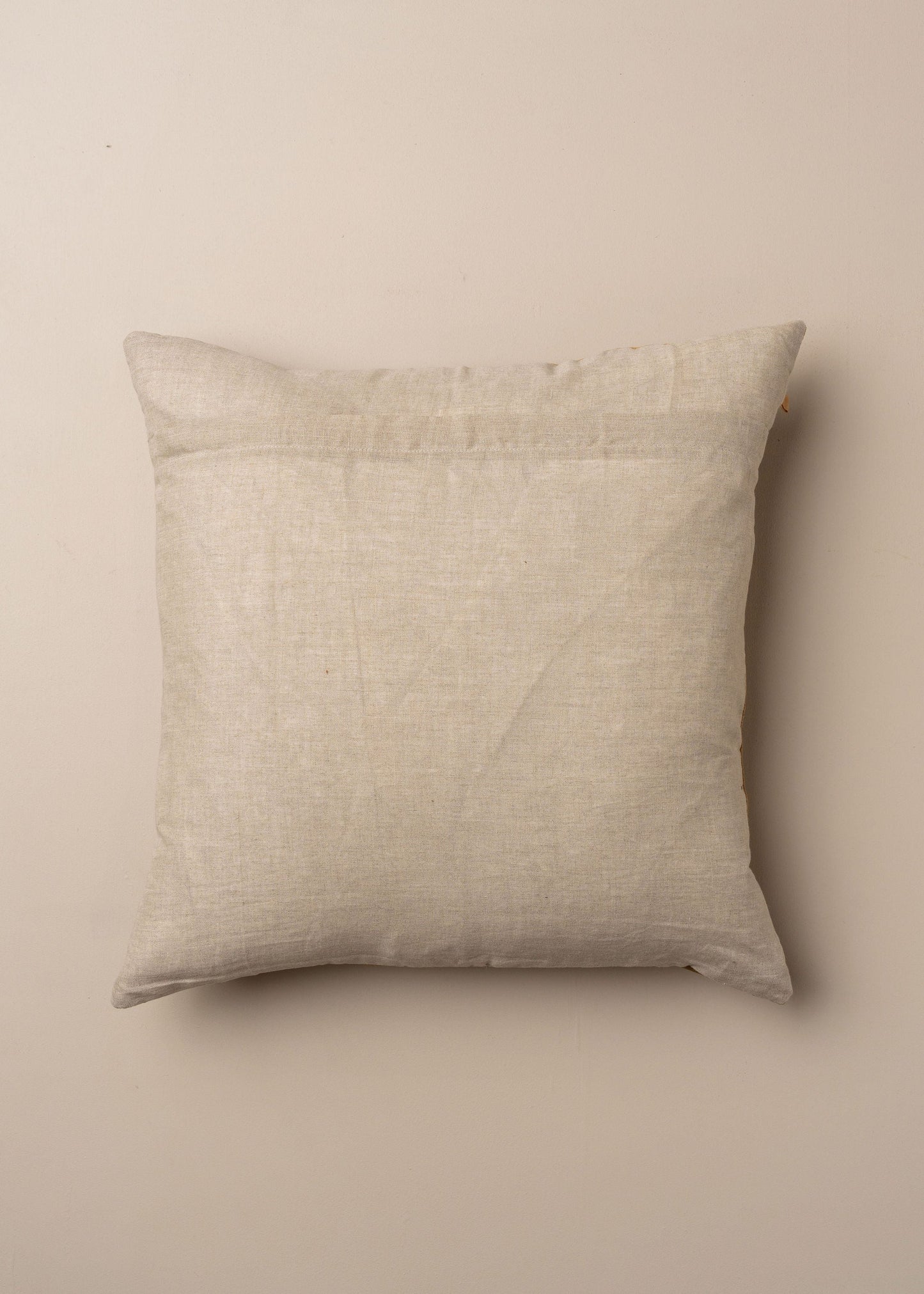 Linen/Velvet Cushion | Dark Olive - - - Saardé - Saardé.