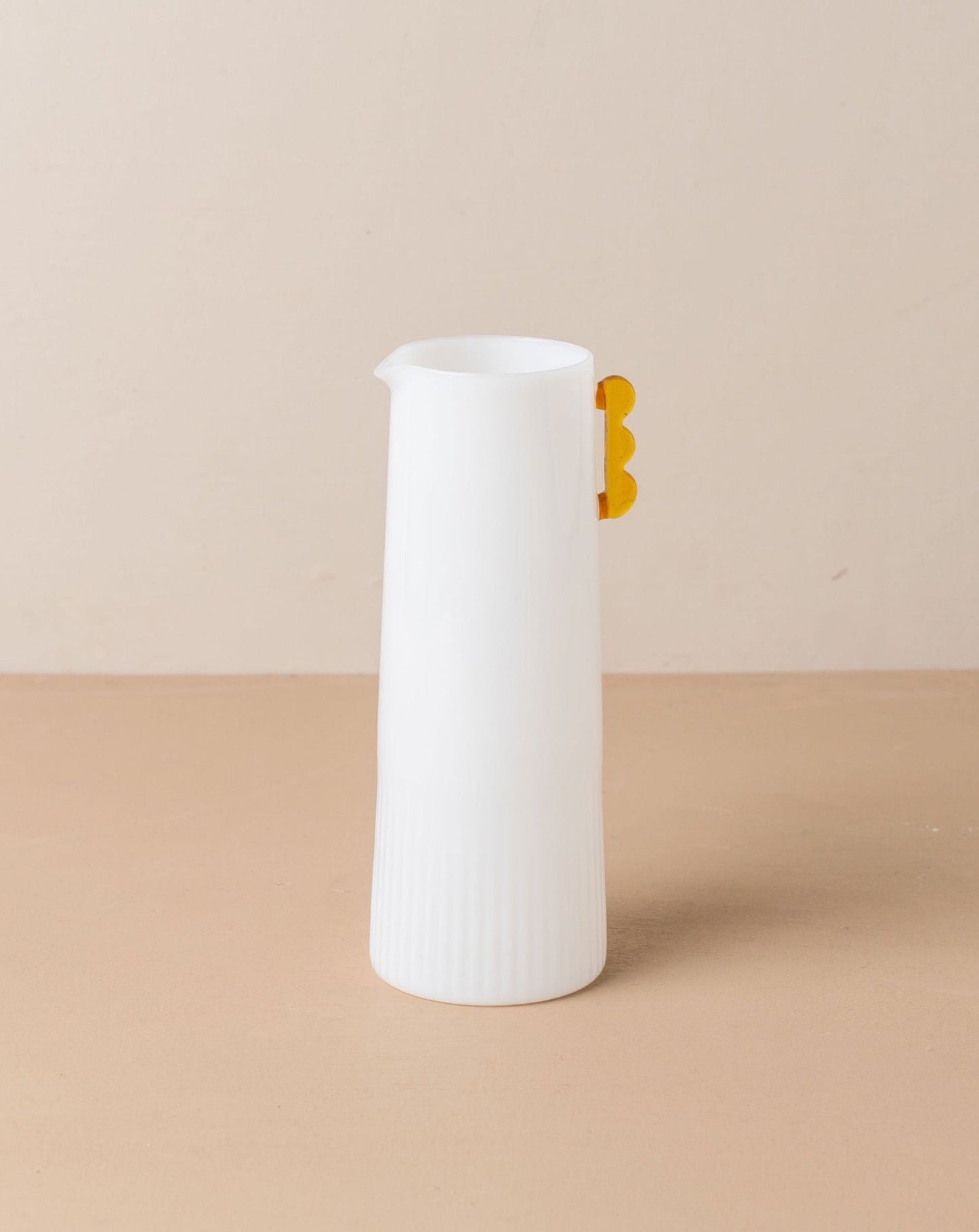 Kairos Large Water Glass | Opaque White | Set of 2 - - - Saardé - Saardé.
