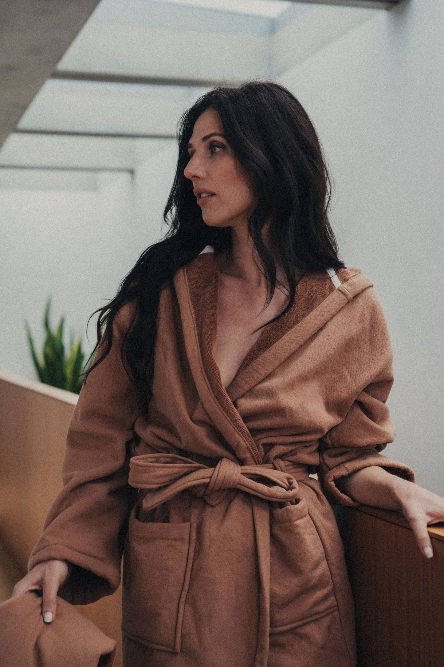 Vintage Wash Robe | Terracotta - - - Saardé - Saardé.