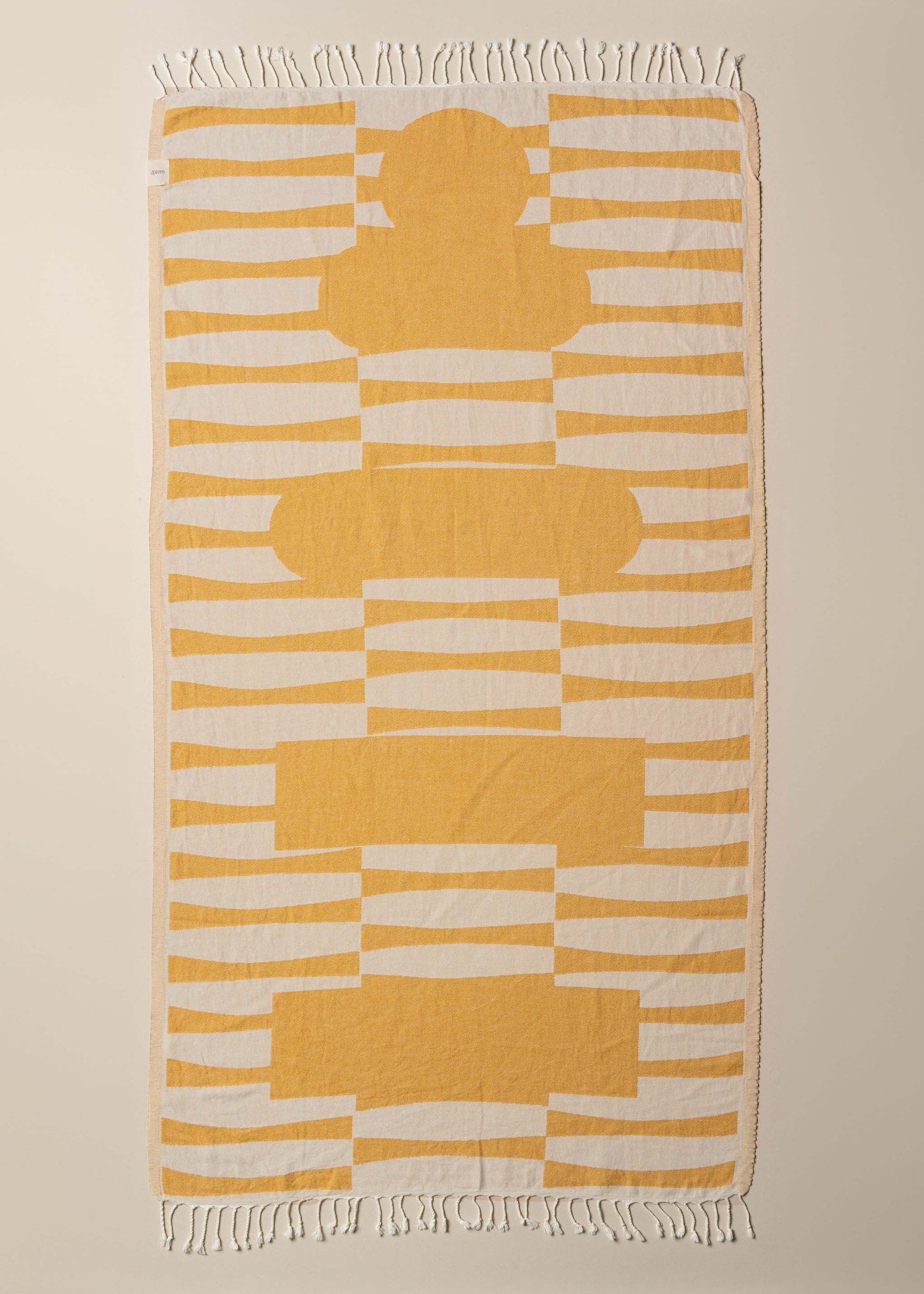 Totem Turkish Beach Towel | Honey - - - Saardé - Saardé.