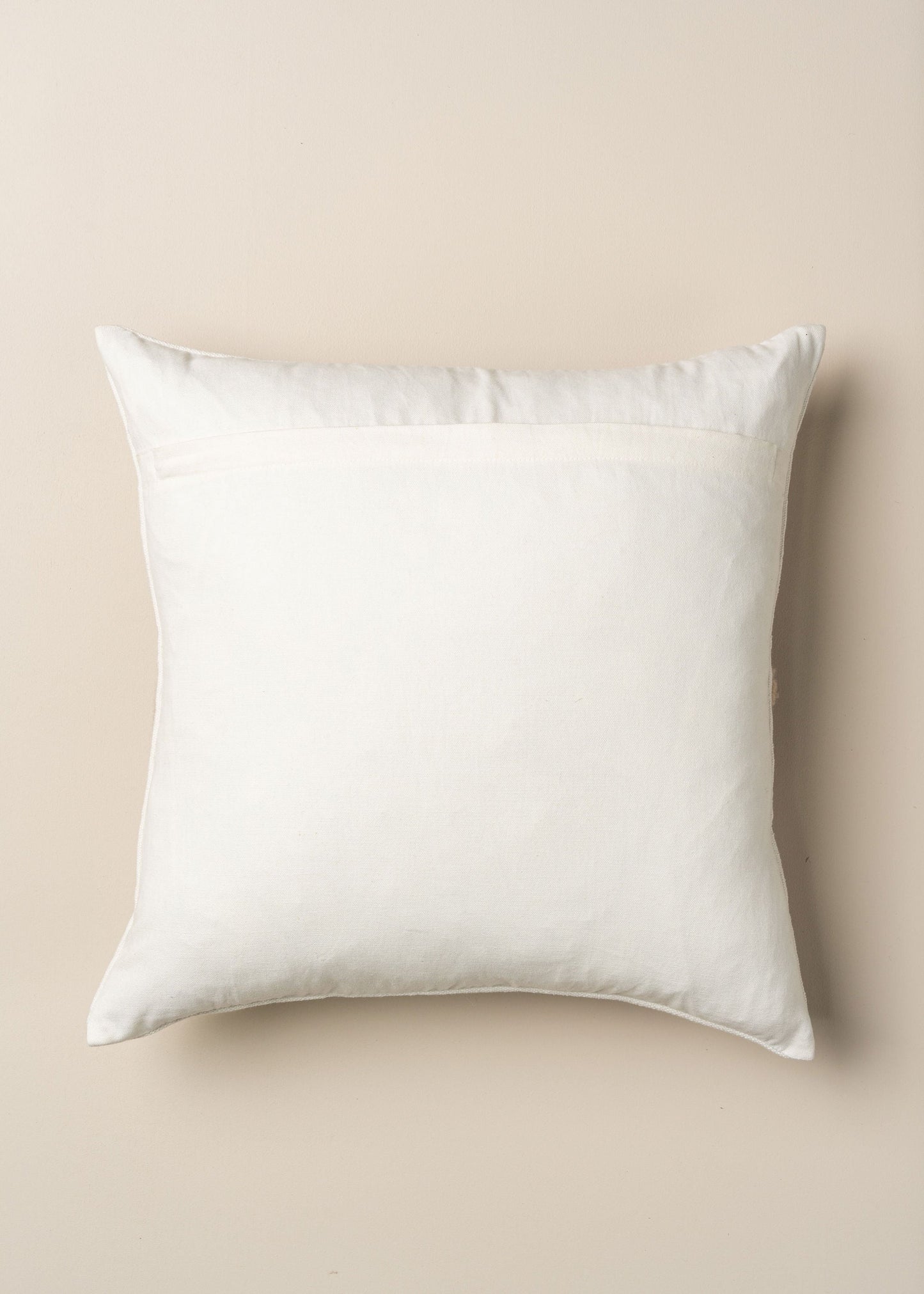 Abstract Square Cushion - Ecru - - - Saardé - Saardé.