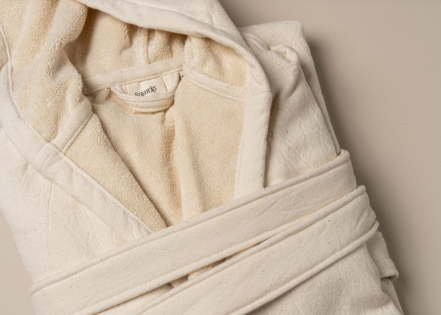 Vintage Wash Robe | Oatmeal - - - Saardé - Saardé.