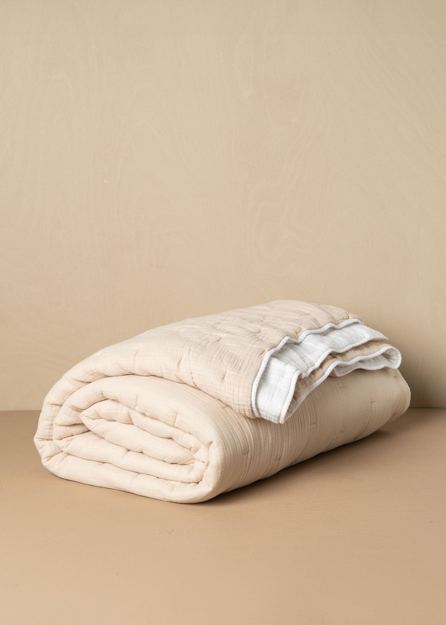 Enes Quilted Bed Cover | White - - - Saardé - Saardé.