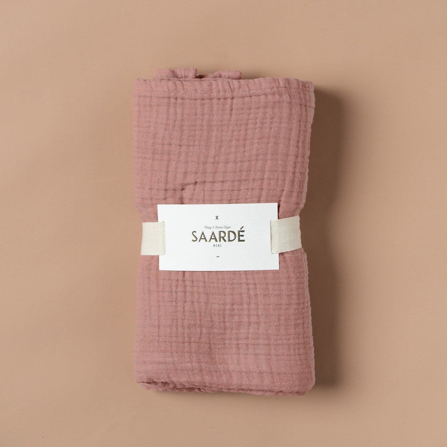 Enes Crinkle Baby Blanket | Blush - - - Saardé - Saardé.
