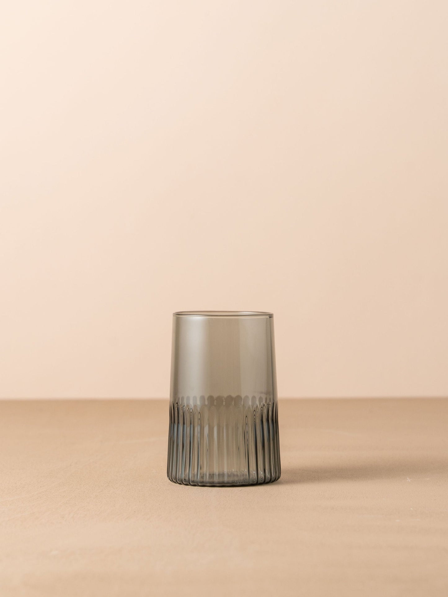 Kairos Large Water Glass | Smoke | Set of 2 - - - Saardé - Saardé.