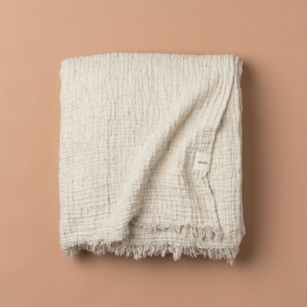 Enes Cotton Throw | Speckle - - - Saardé - Saardé.