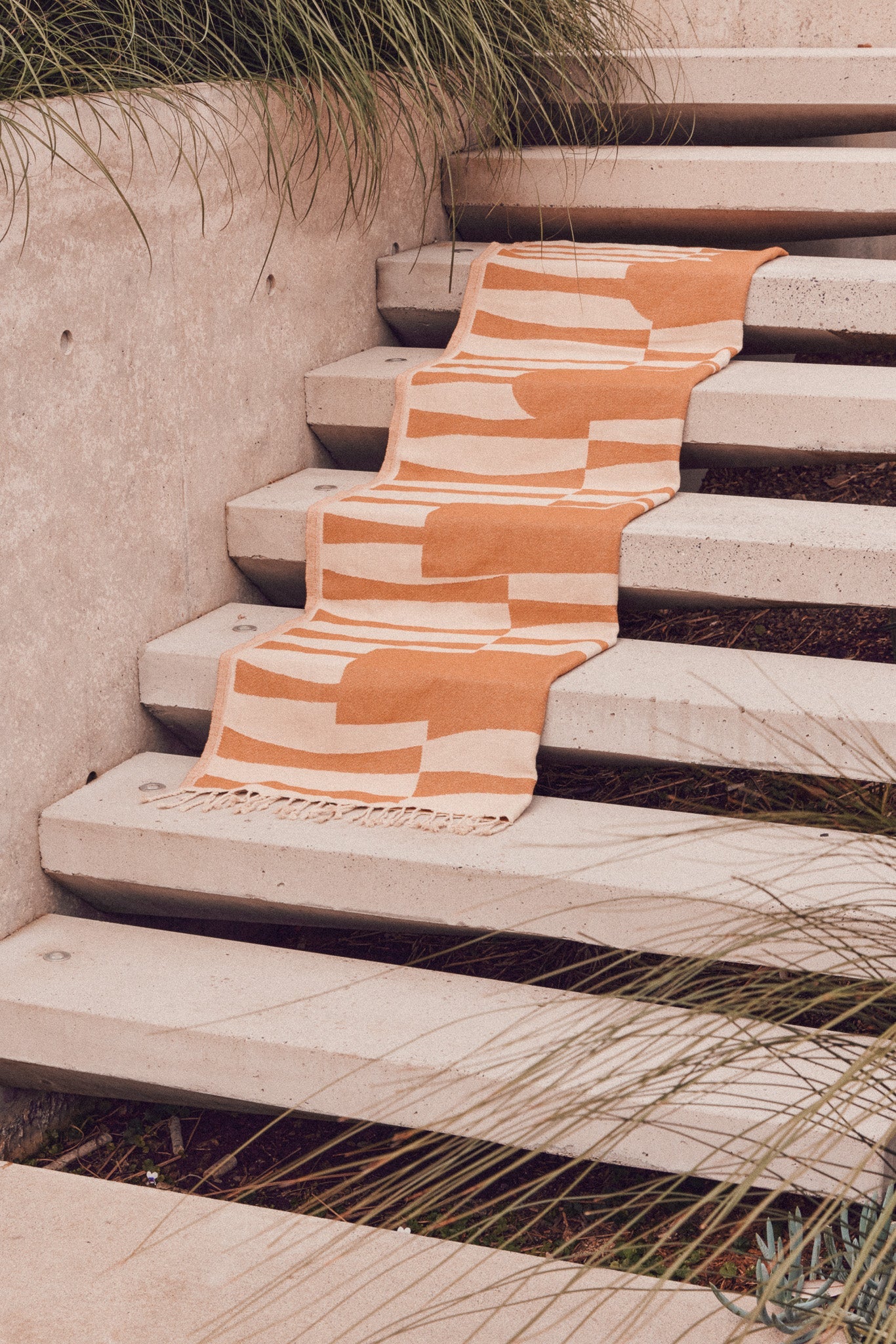 Totem Turkish Beach Towel | Terracotta - - - Saardé - Saardé.