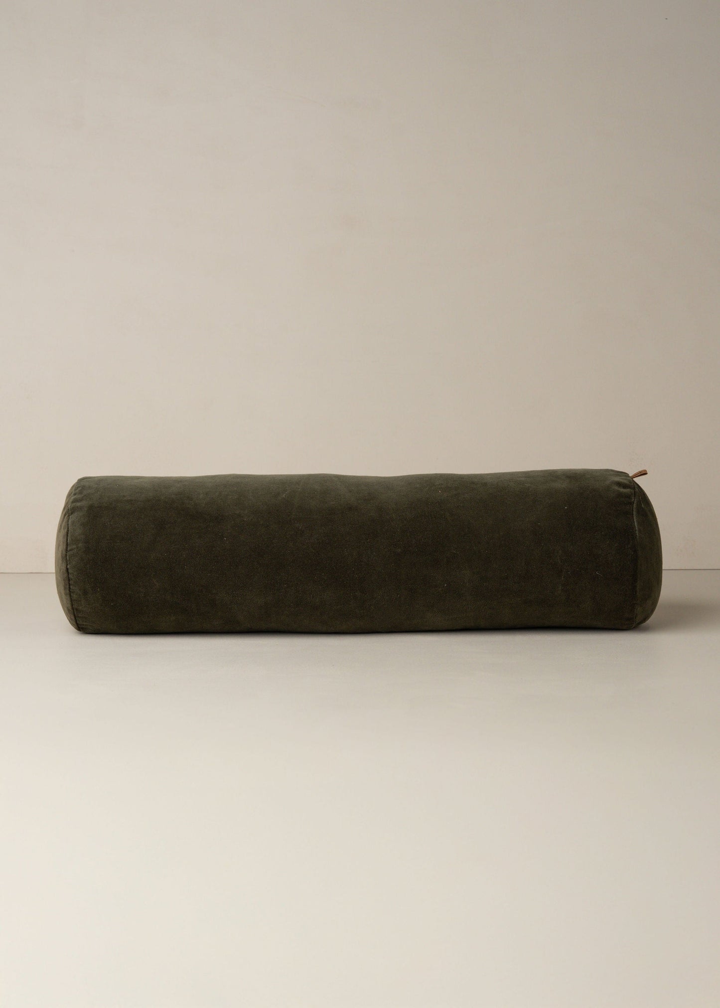 Velvet Structured Bolster | Dark Olive - - - Saardé - Saardé.