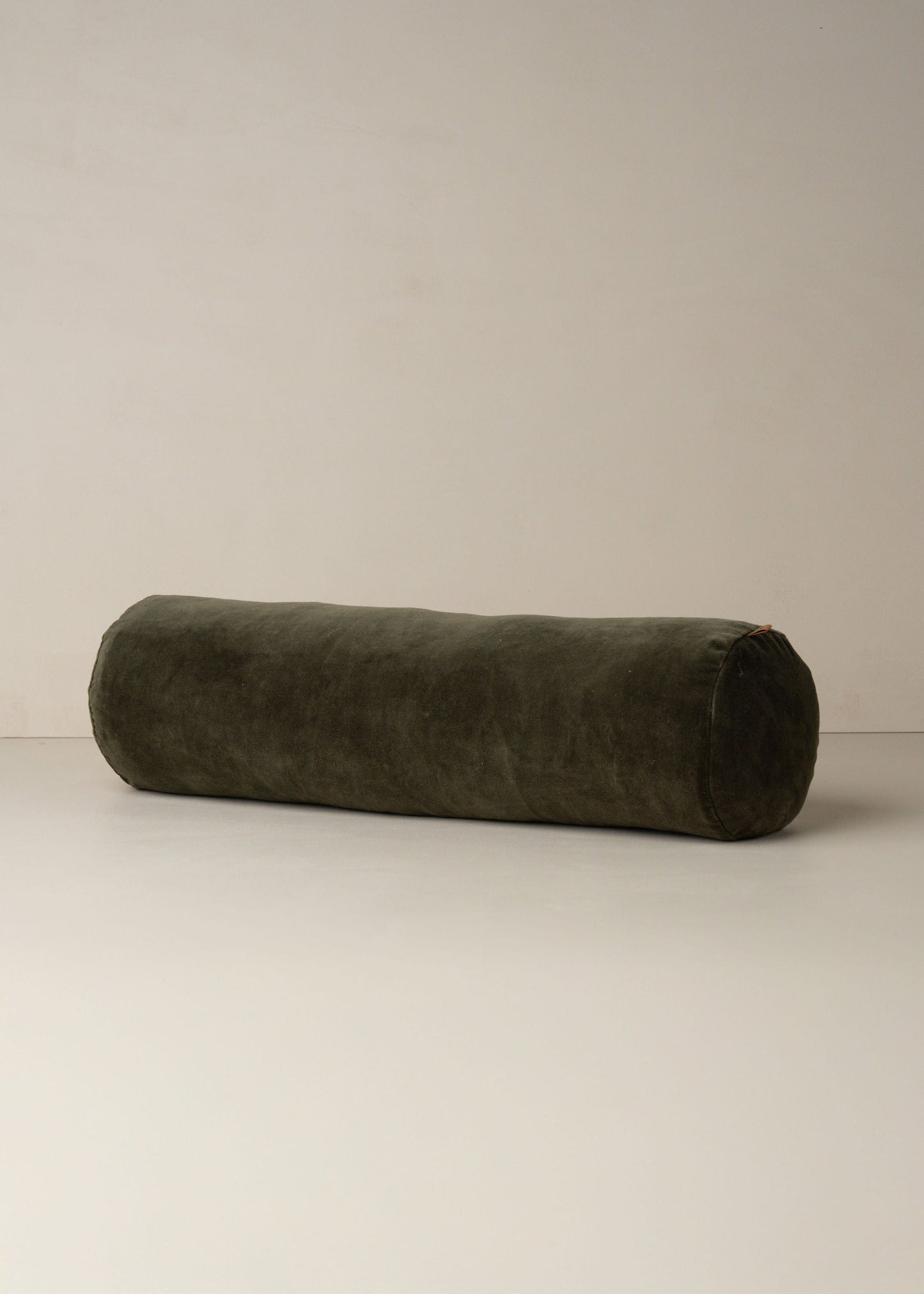 Velvet Structured Bolster | Dark Olive - - - Saardé - Saardé.