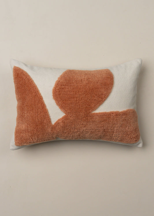 Abstract Lumbar Cushion - Terracotta - - - Saardé - Saardé.
