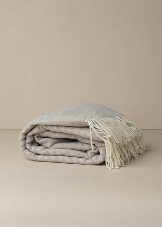 Cashmere Wool Throw | Clay - - - Saardé - Saardé.