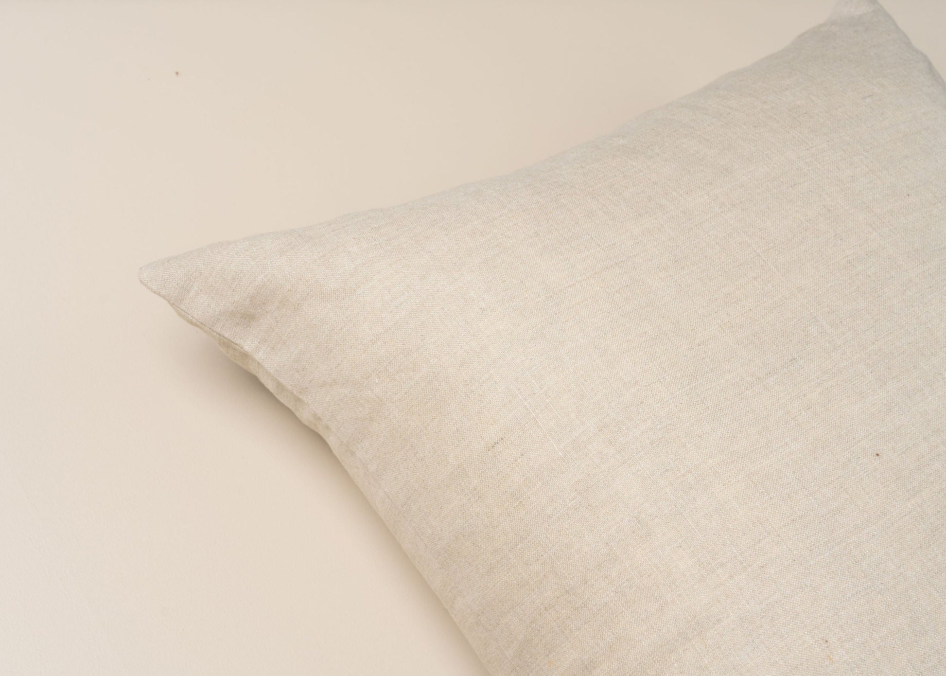 Large Square Linen Cushion | Natural - - - Saardé - Saardé.
