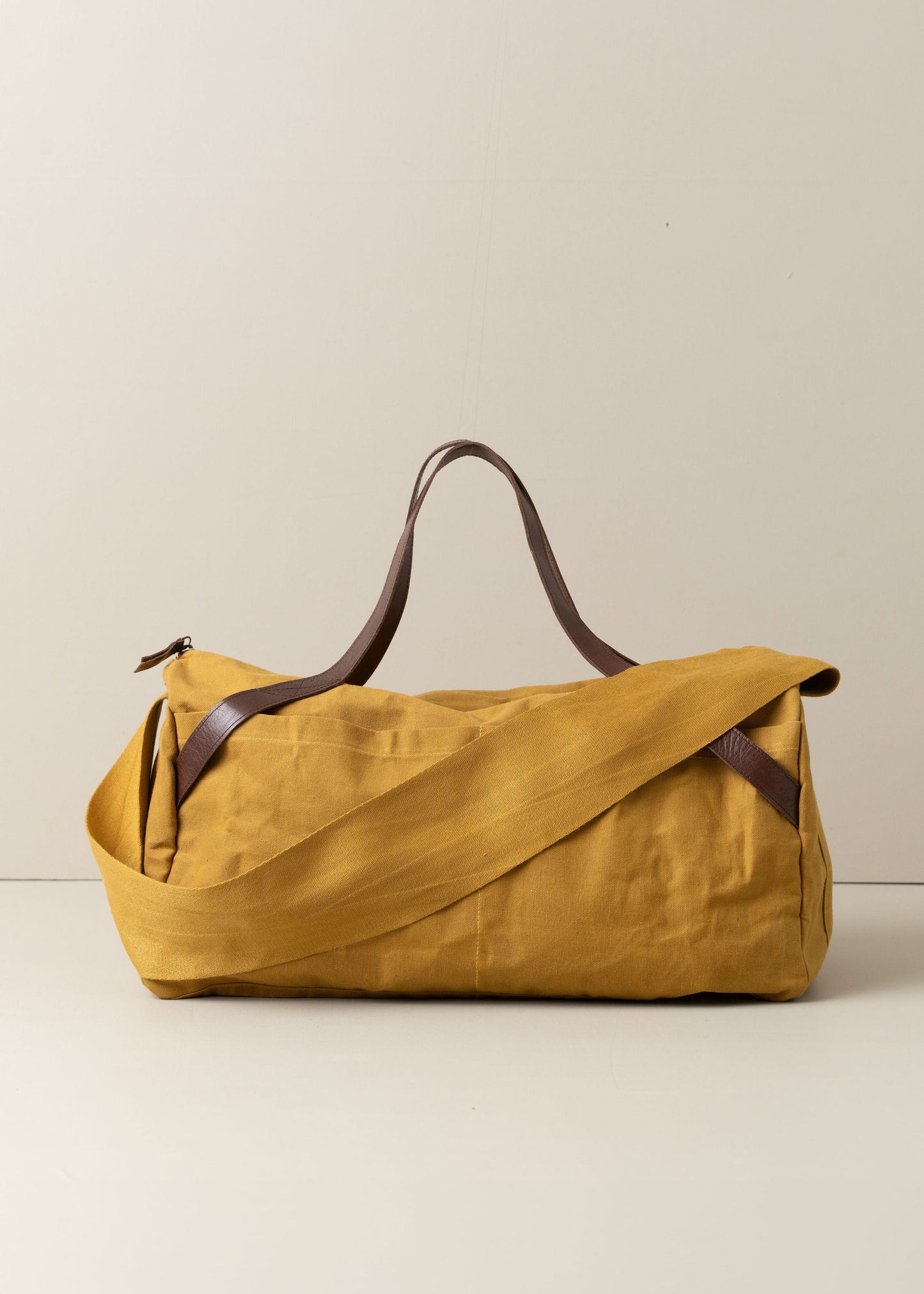 Journey Duffle Canvas Bag | Mustard - - - Saardé - Saardé.