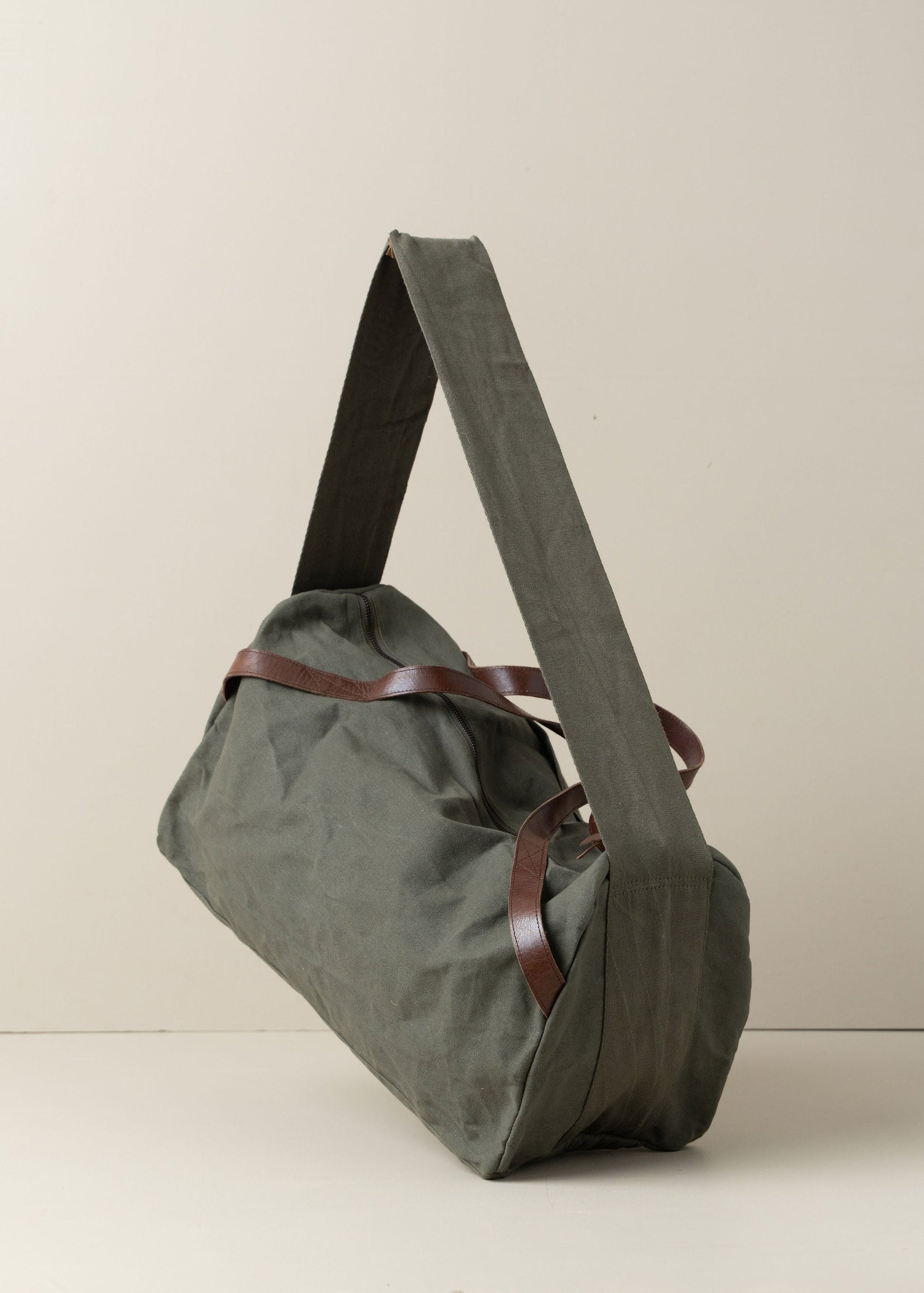 Journey Duffle Canvas Bag | Olive -  -  - Saardé - Saardé.