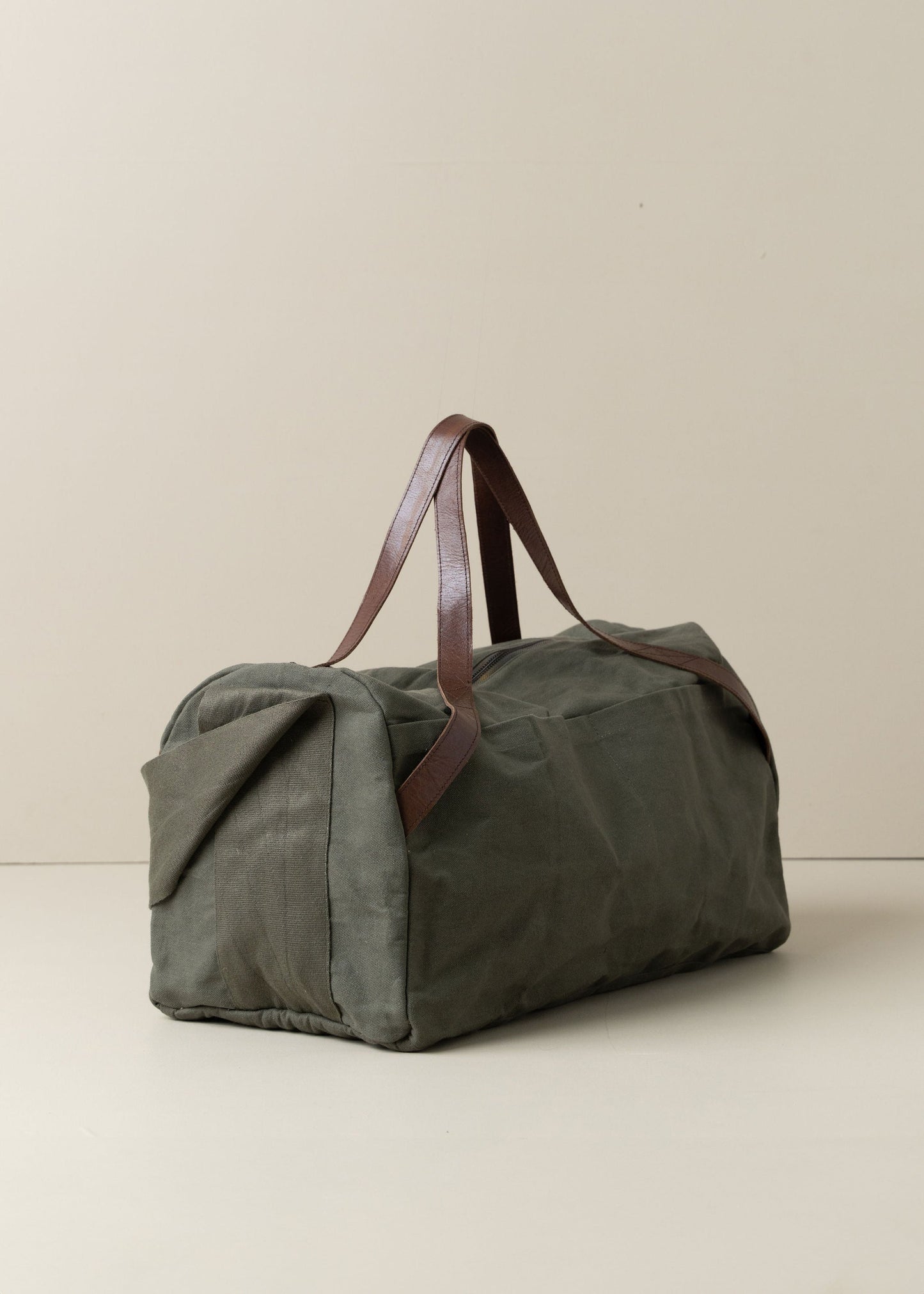 Journey Duffle Canvas Bag | Olive -  -  - Saardé - Saardé.