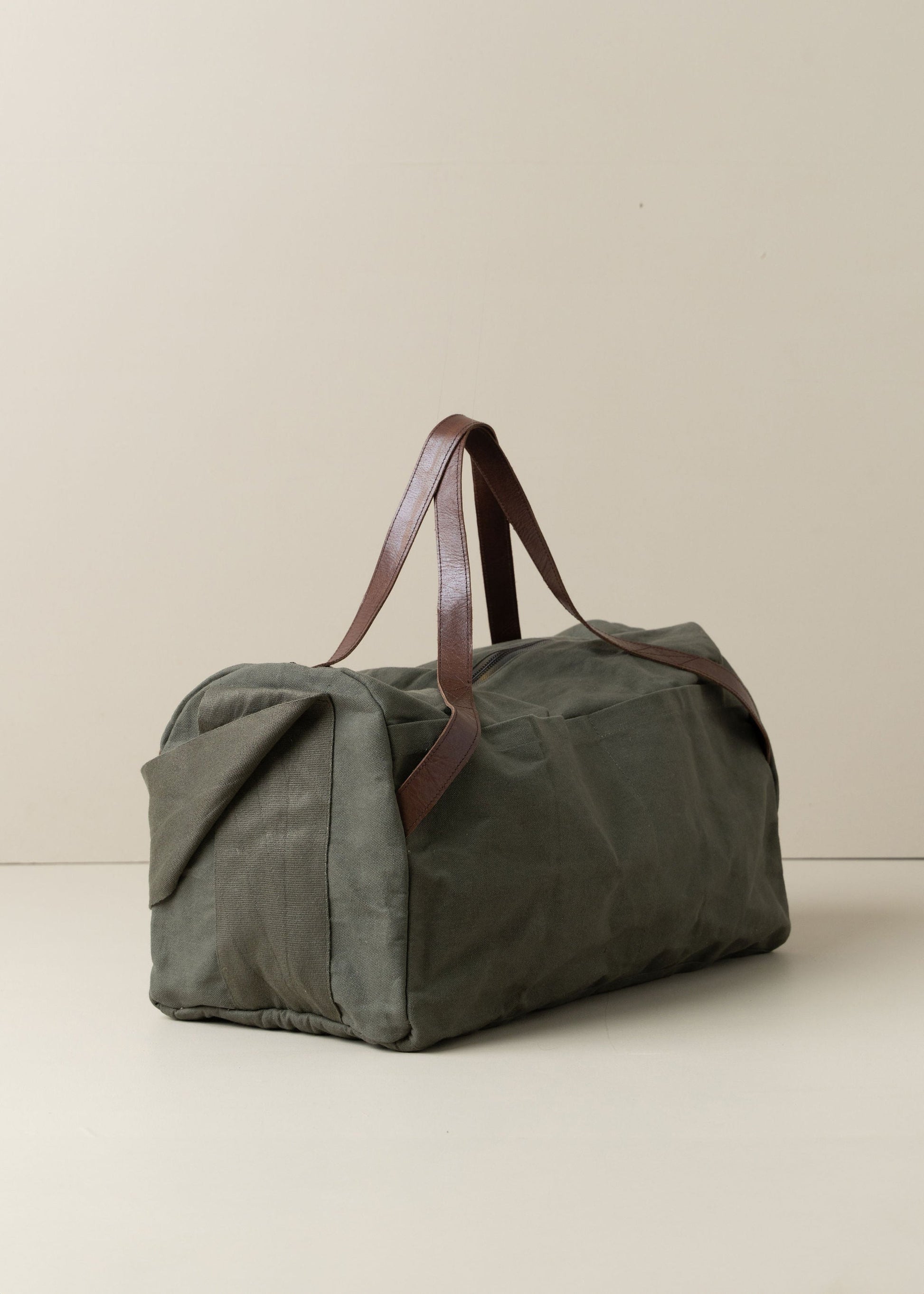 Journey Duffle Canvas Bag | Olive -  -  - Saardé - Saardé.