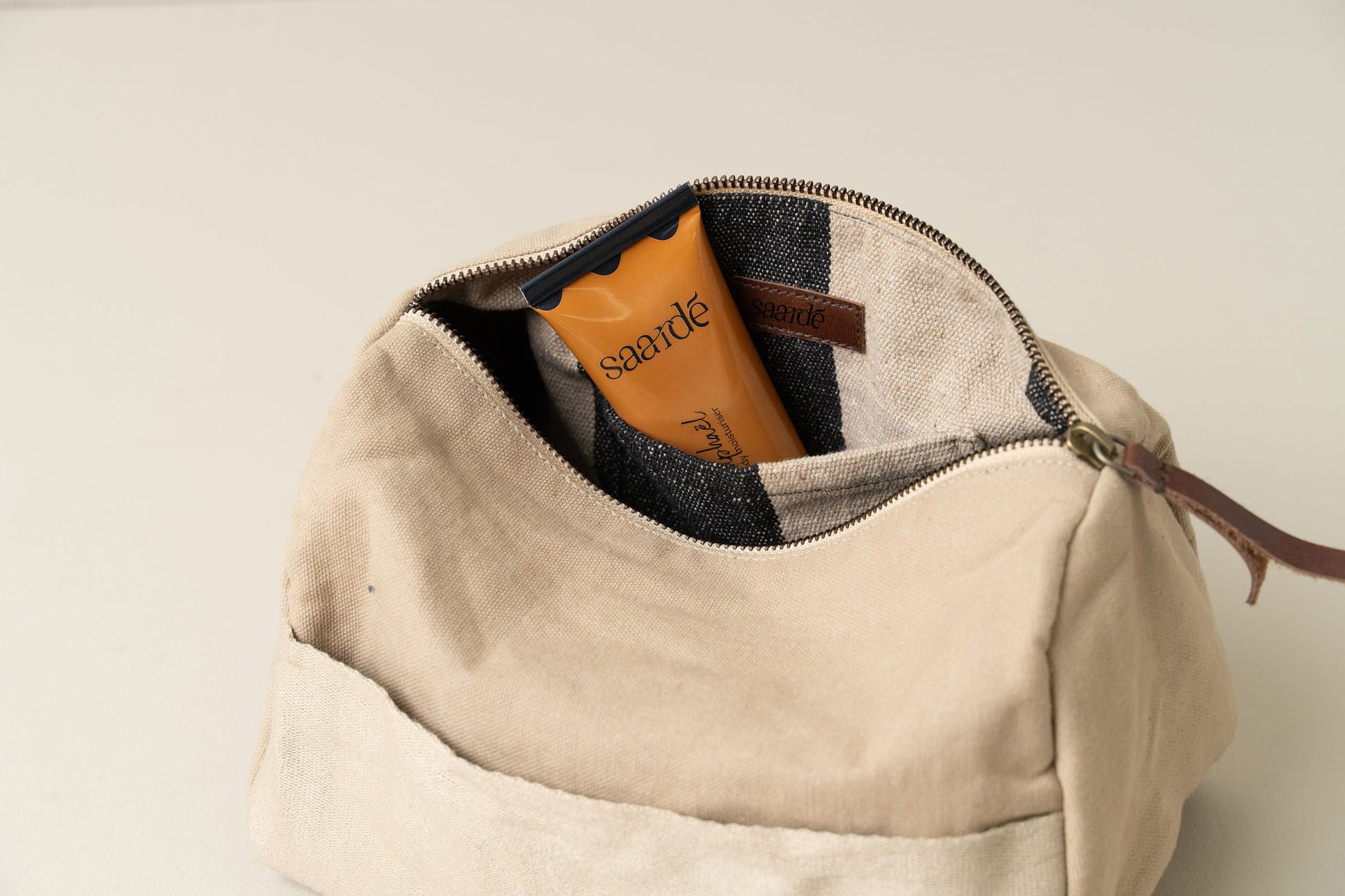 Journey Toiletry Canvas Bag | Clay -  -  - Saardé - Saardé.