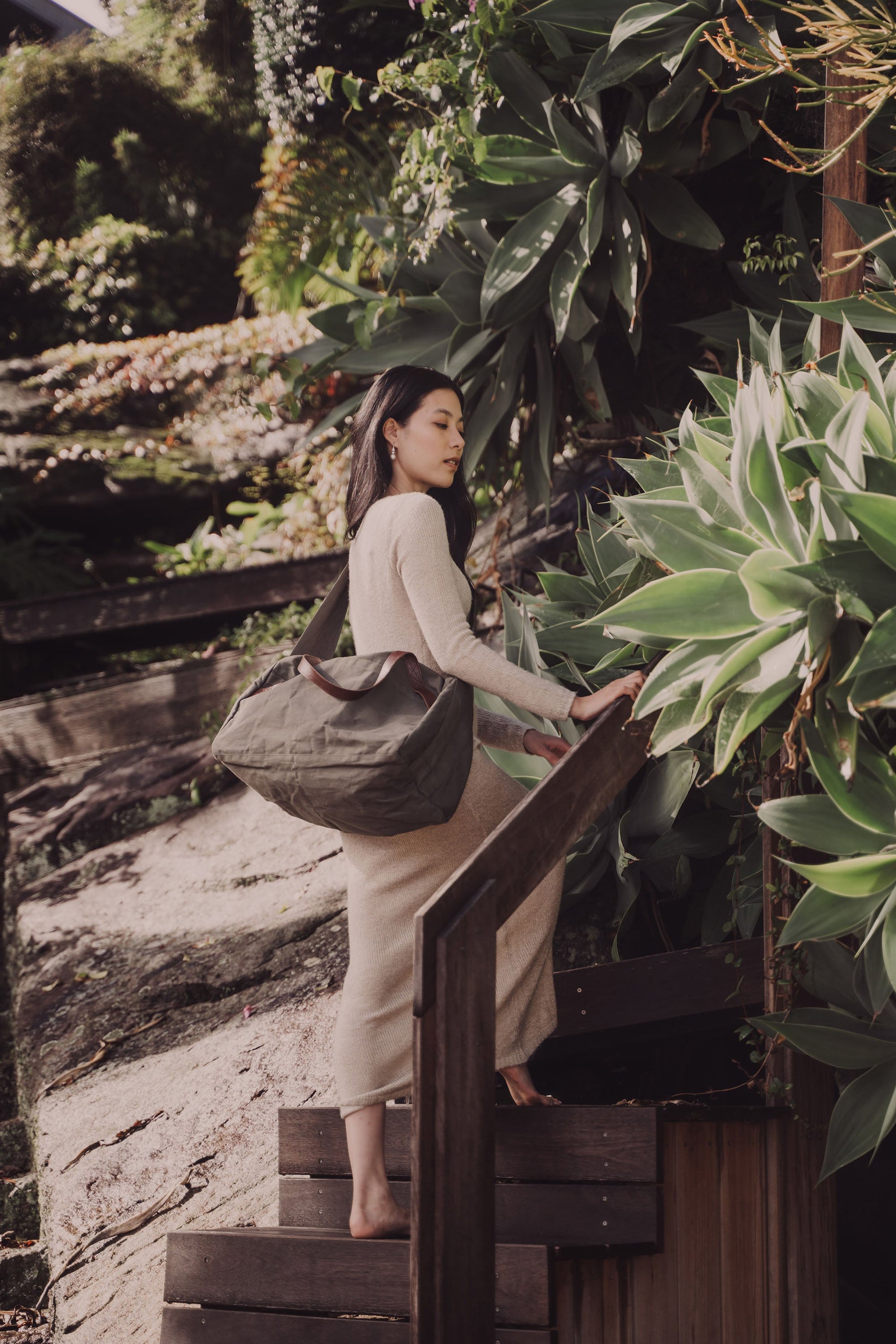 Journey Duffle Canvas Bag | Olive -  -  - Saardé - Saardé.