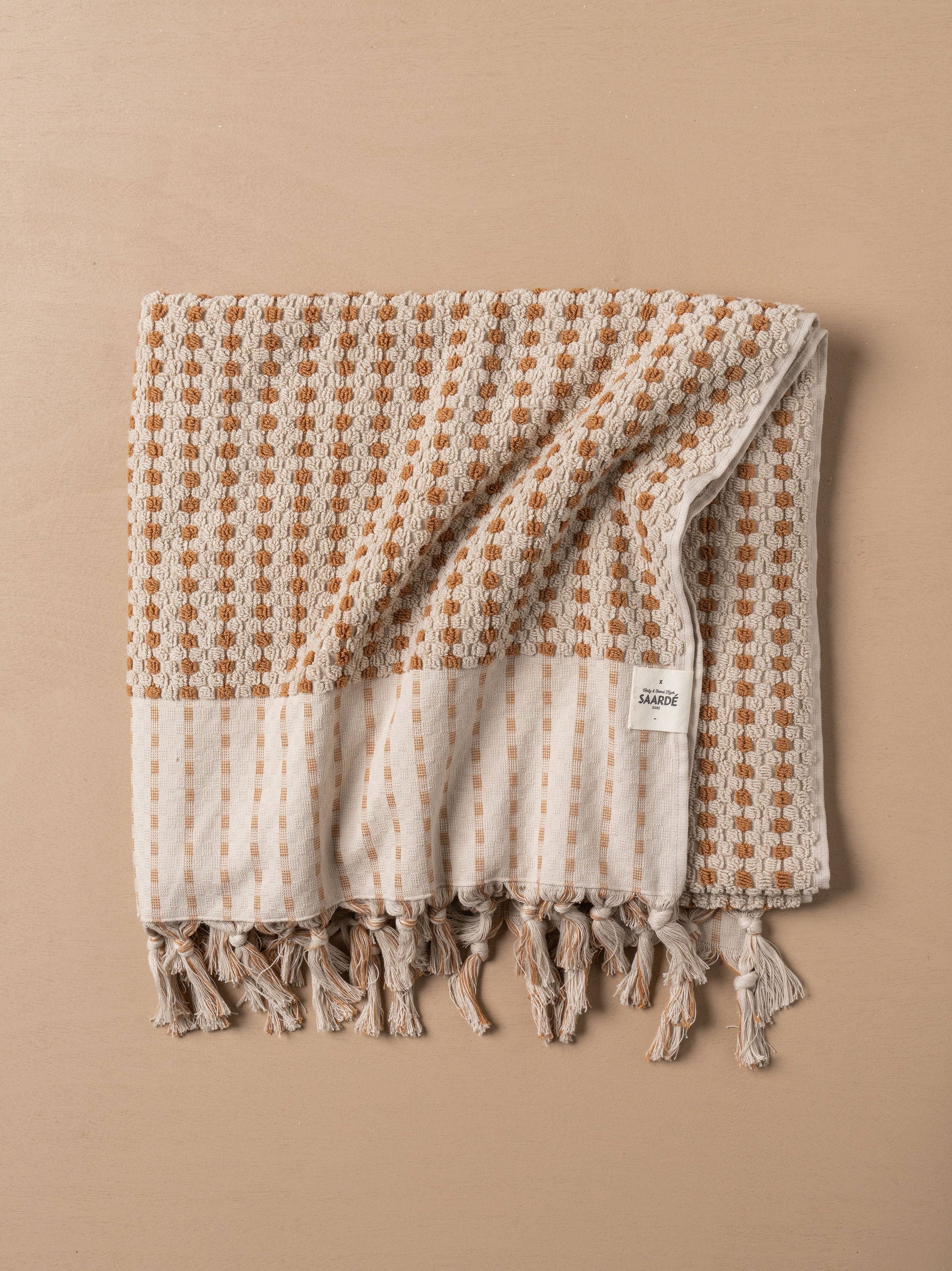 Chickpea Bath Sheet Bundle - Stone/Terracotta - Default Title - Default Title - Saardé - Saardé.