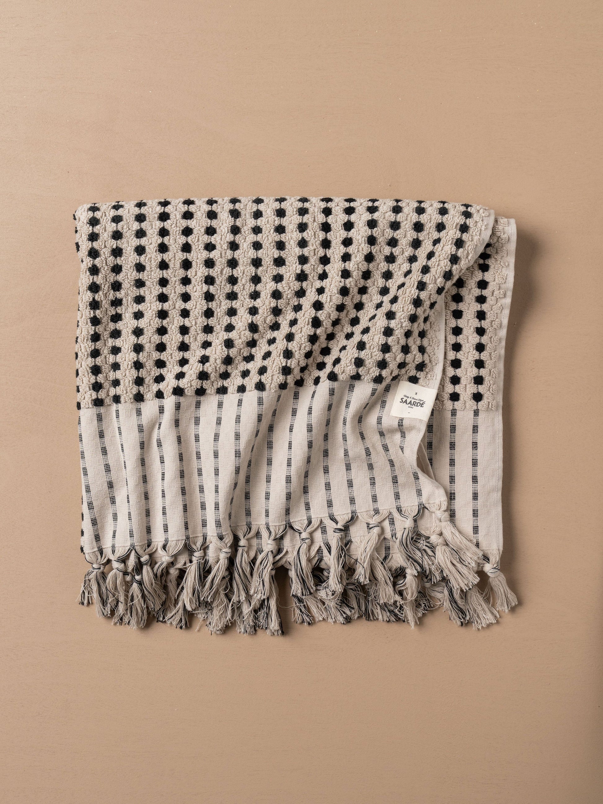 Chickpea Bath Sheet Bundle - Stone/Black - Default Title - Default Title - Saardé - Saardé.