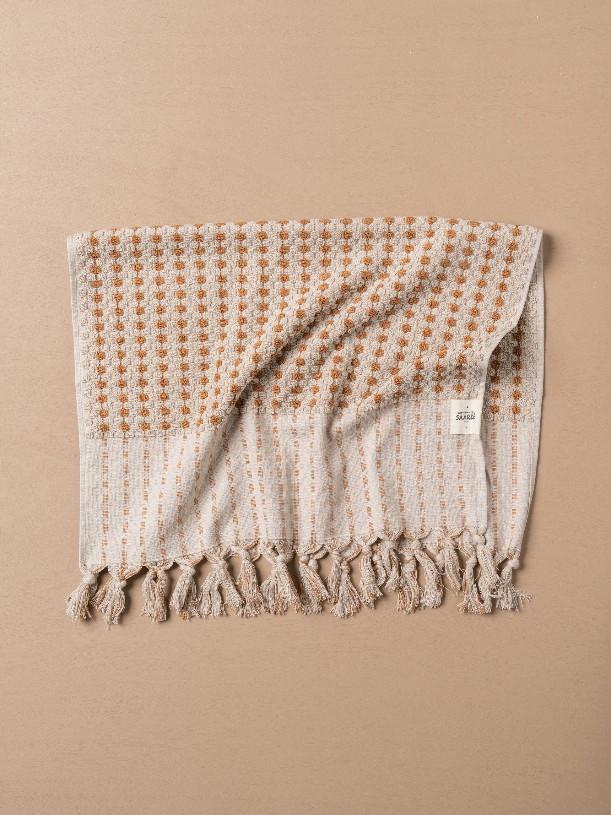Chickpea Bath Sheet Bundle - Stone/Terracotta -  -  - Saardé - Saardé.