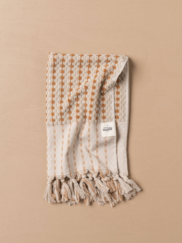 Chickpea Bath Sheet Bundle - Stone/Terracotta -  -  - Saardé - Saardé.