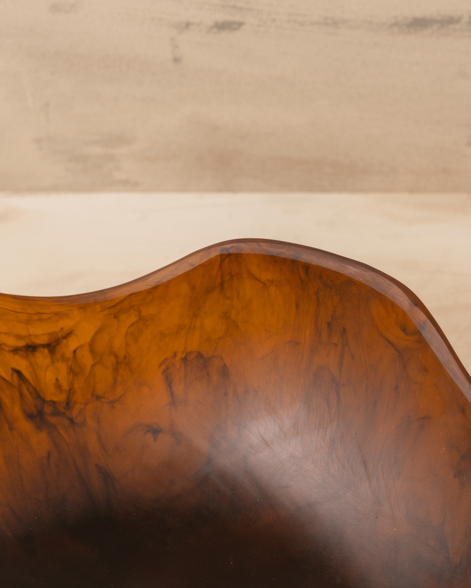 Flow Resin Salad Bowl | Earth -  -  - Saardé - Saardé.