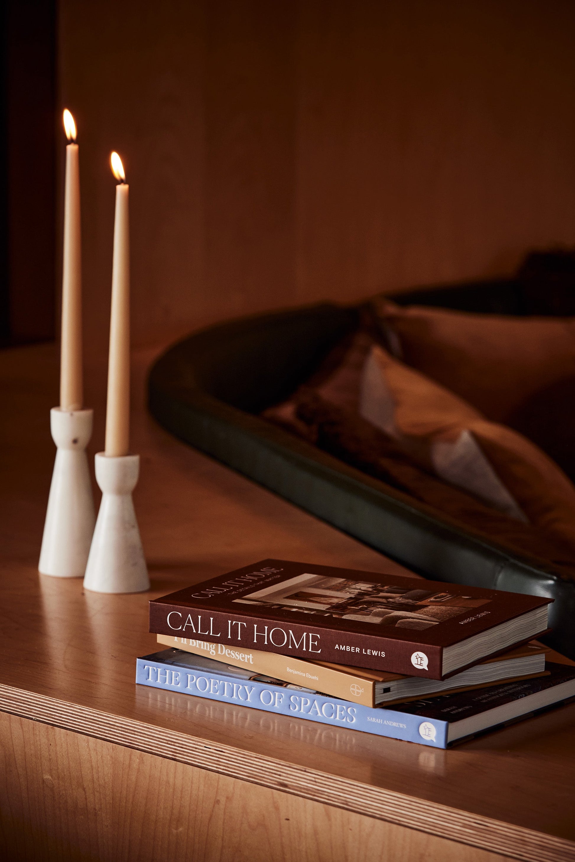 Tapered Candle Pair | 30cm - Beige | Smooth - Beige | Smooth - Saardé - Saardé.