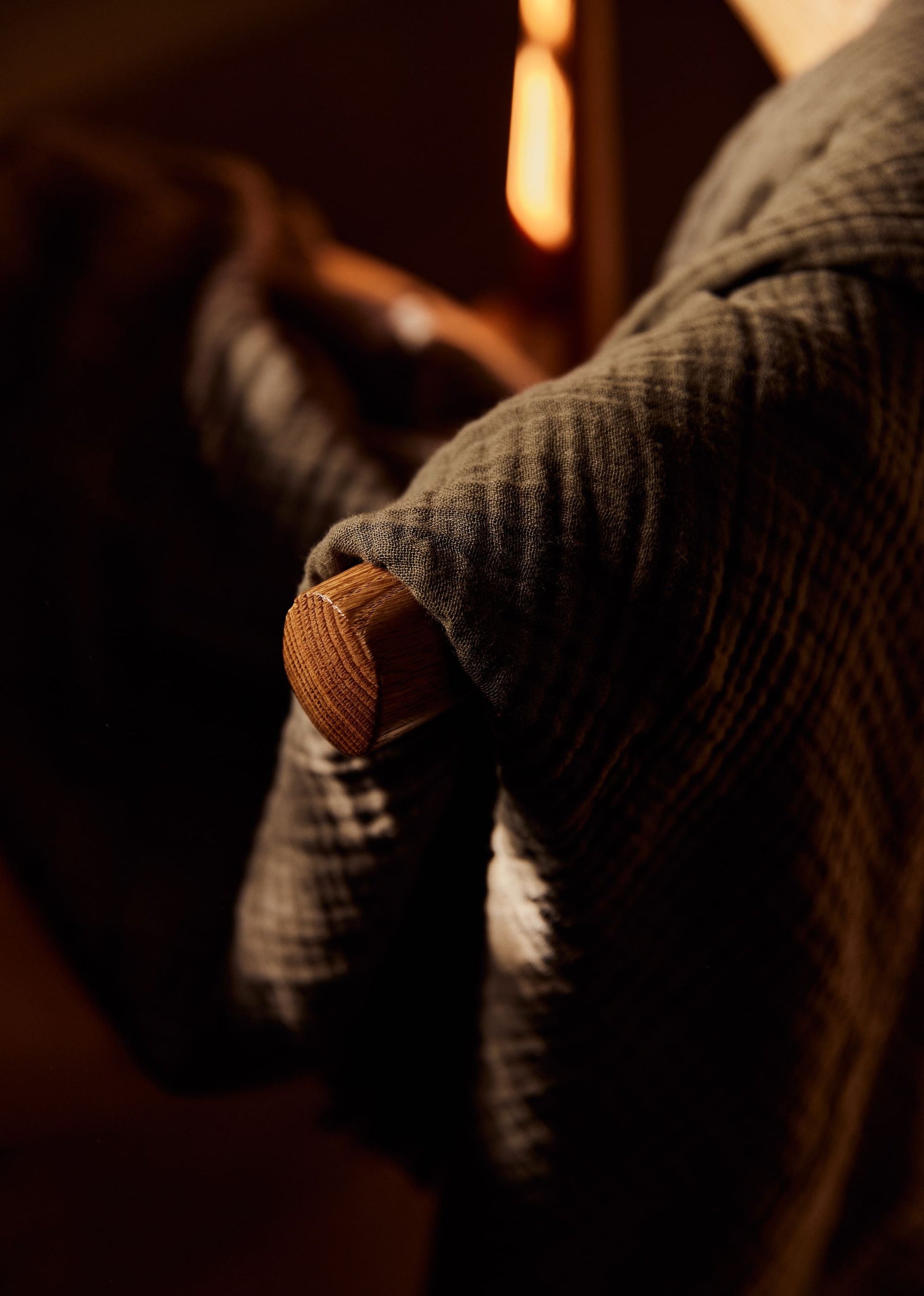 Enes Throw | Dark Olive -  -  - Saardé - Saardé.