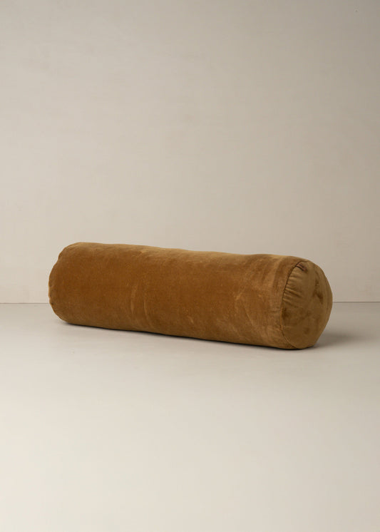 Velvet Structured Bolster | Nutmeg - - - Saardé - Saardé.