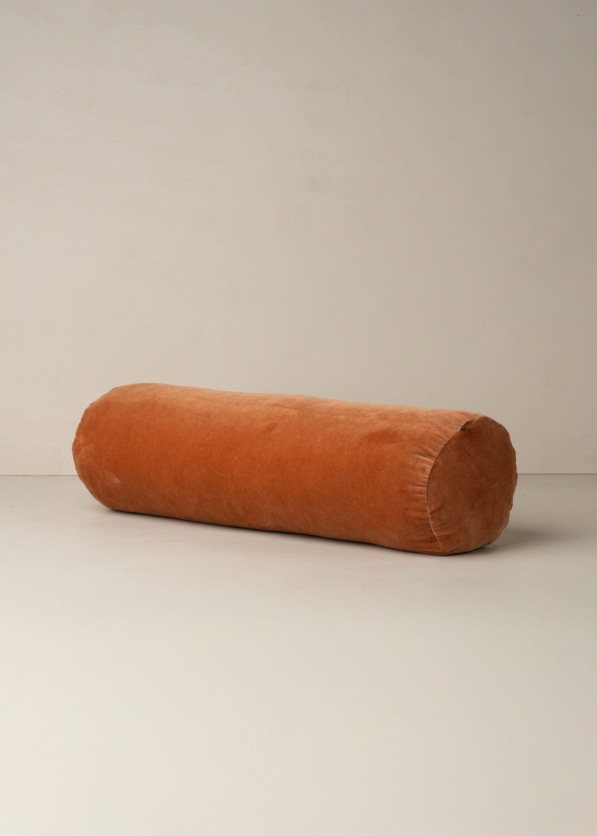Velvet Structured Bolster | Terracotta - - - Saardé - Saardé.